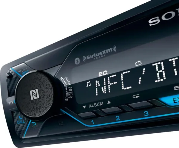Sony - In-Dash Digital Media Receiver - Built-in Bluetooth - Satellite Radio-ready - Black - Image 3