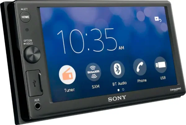 Sony - 6.2" - Apple CarPlay - Built-in Bluetooth - In-Dash Digital Media Receiver - Black - Image 5