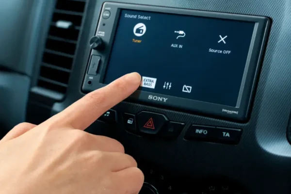 Sony - 6.2" - Apple CarPlay - Built-in Bluetooth - In-Dash Digital Media Receiver - Black - Image 2