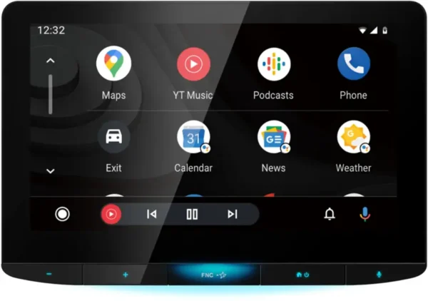 JVC - 10.1" Full HD Screen - Android Auto/Apple CarPlay - Universal Double Din Fit Digital Media Receiver - Black - Image 2