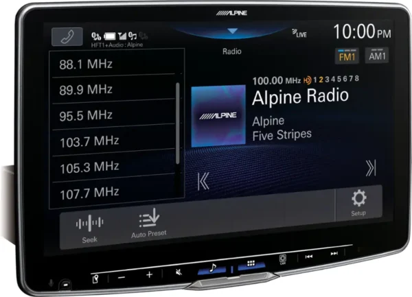 Alpine - 11" Android Auto and Apple CarPlay Bluetooth Digital Media Receiver - Black - Image 5