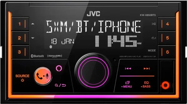 JVC - Built-in Bluetooth - In-Dash Digital Media Receiver - Black - Image 2