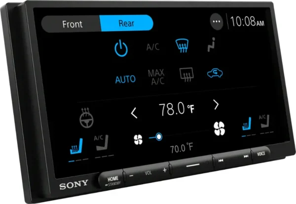 Sony - 7" Wireless Apple CarPlay and Android Auto Digital Media Receiver Maestro Compatible - Black - Image 3