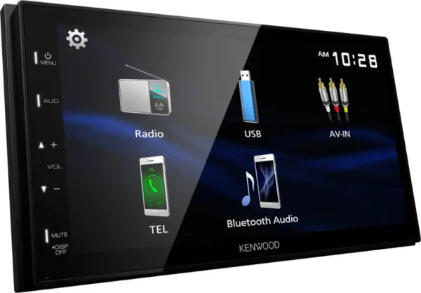 Kenwood - 6.8" Bluetooth Digital Media Receiver with rear camera input - Black - Image 5