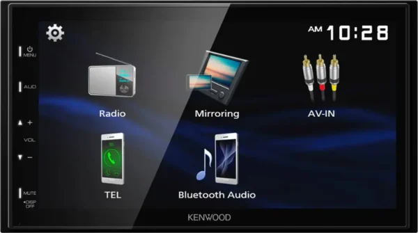 Kenwood - 6.8" Bluetooth Digital Media Receiver with rear camera input - Black - Image 2