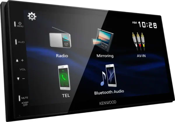 Kenwood - 6.8" Bluetooth Digital Media Receiver with rear camera input - Black - Image 4