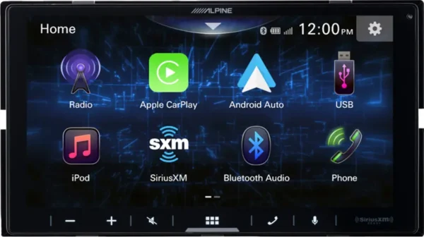 Alpine - 6.75" Android Auto and Apple CarPlay Bluetooth Digital Media Receiver - Black - Image 3