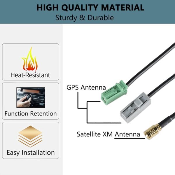 Toyota 2012–2021 XM GPS Antenna Adapter for Aftermarket Radios (Pioneer/Kenwood) - Image 2
