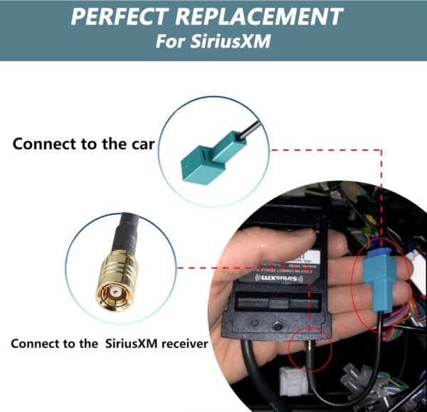 Toyota 2012–2021 XM GPS Antenna Adapter for Aftermarket Radios (Pioneer/Kenwood) - Image 3