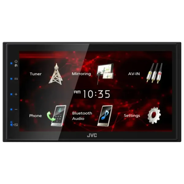 JVC - 6.8" Bluetooth Digital Media (DM) Receiver with Rear Camera Input and Parking Guidelines - Black - Image 3