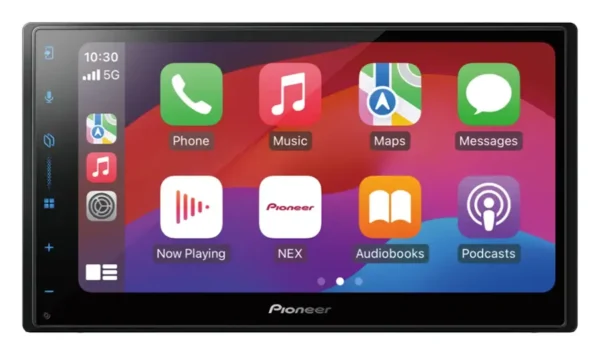 Pioneer - 6.8" – Wired Android Auto™ and Wired Apple CarPlay® Bluetooth® Digital Media (DM) Receiver Maestro Compatible HD Radio - Black