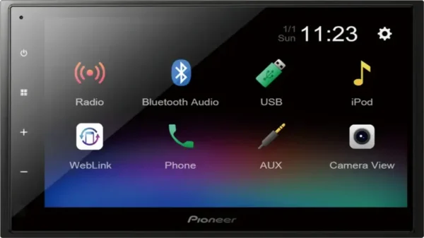 Pioneer - 6.8" Bluetooth® Digital Media (DM) Receiver - Black