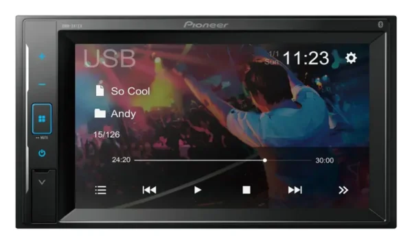 Pioneer - 6.2" Bluetooth® Digital Media (DM) Receiver - Black