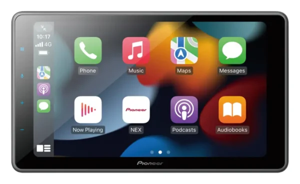 Pioneer - 9" Android Auto and Apple CarPlay Bluetooth Digital Media (DM) Receiver - Black - Open Box - Fair