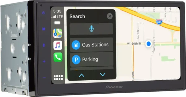 Pioneer - 6.8" Android Auto and Apple CarPlay Bluetooth Digital Media (DM) Receiver - Black - Open Box - Fair - Image 2